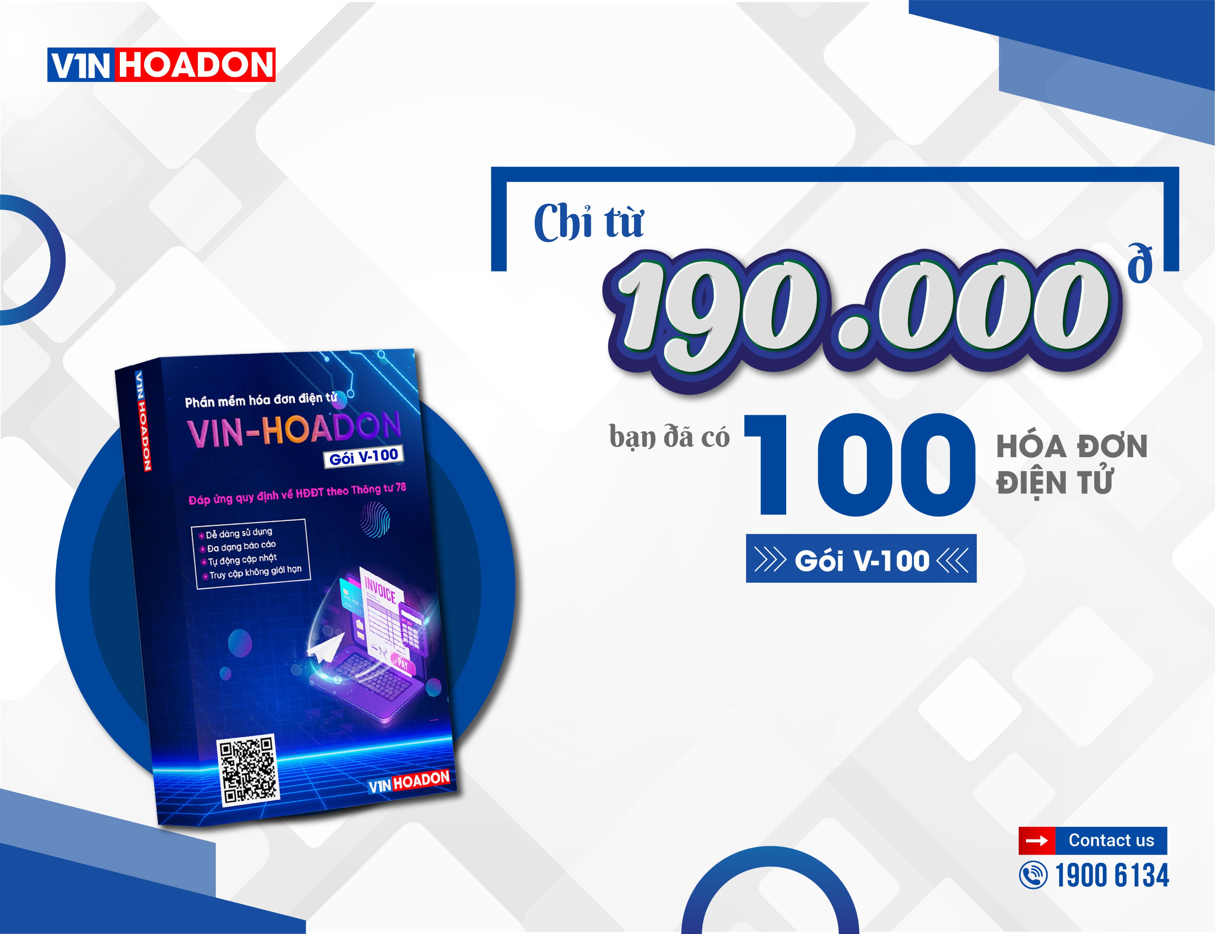 Mua Hóa đơn điện tử VIN-HOADON, tặng 1 năm sử dụng VIN-BHXH