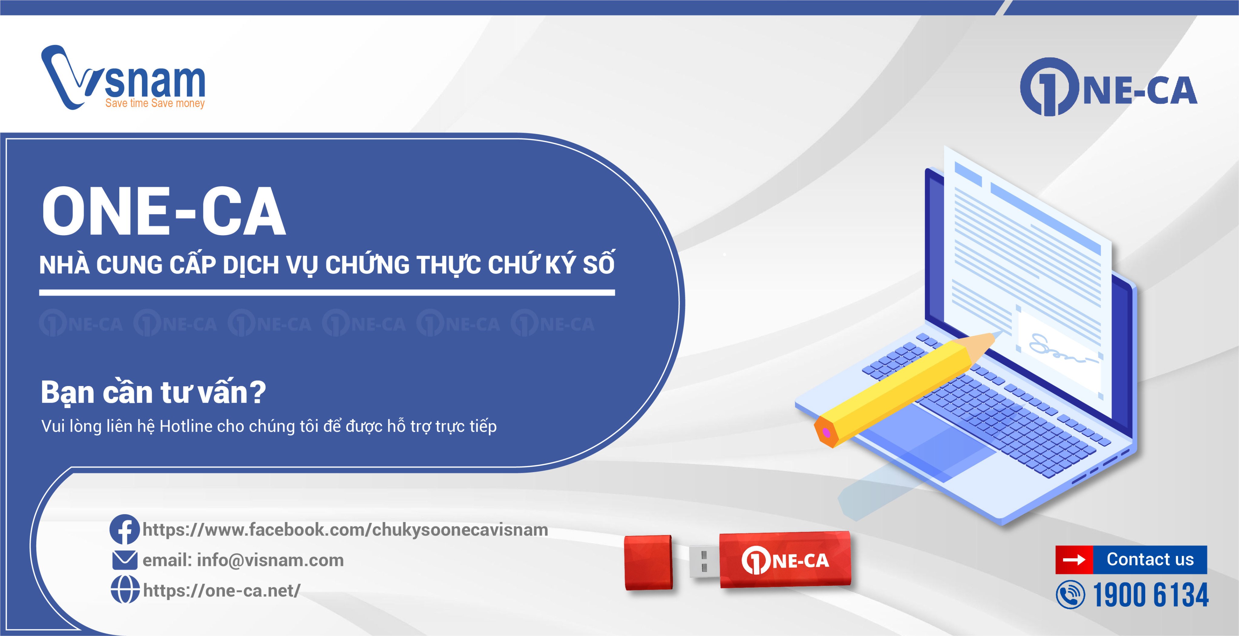 Chữ ký số ONE-CA thúc đẩy chuyển đổi số cho doanh nghiệp