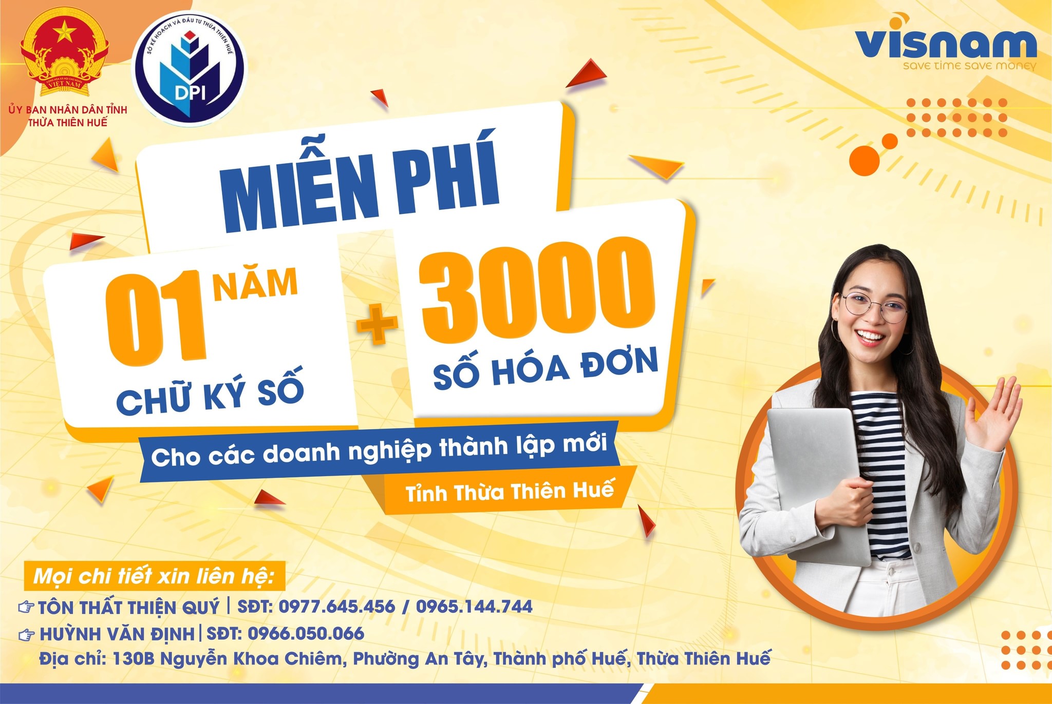 HUẾ: ƯU ĐÃI CHO DOANH NGHIỆP MỚI THÀNH LẬP