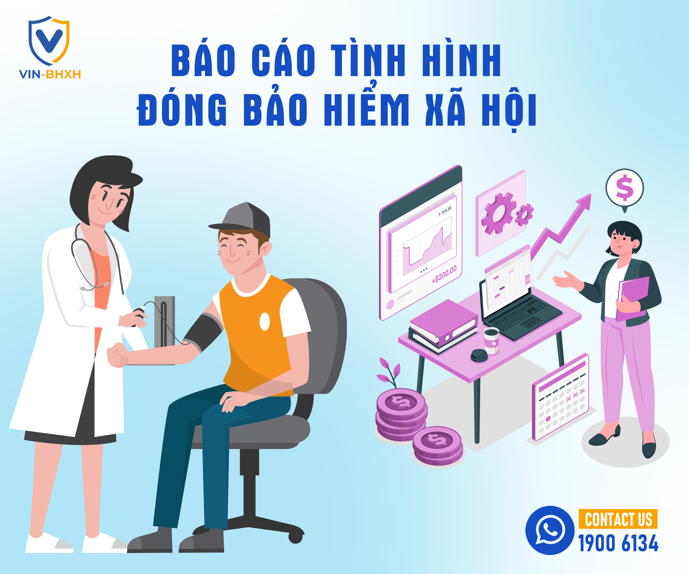 Mẫu báo cáo tình hình đóng BHXH BHYT bắt buộc 2023