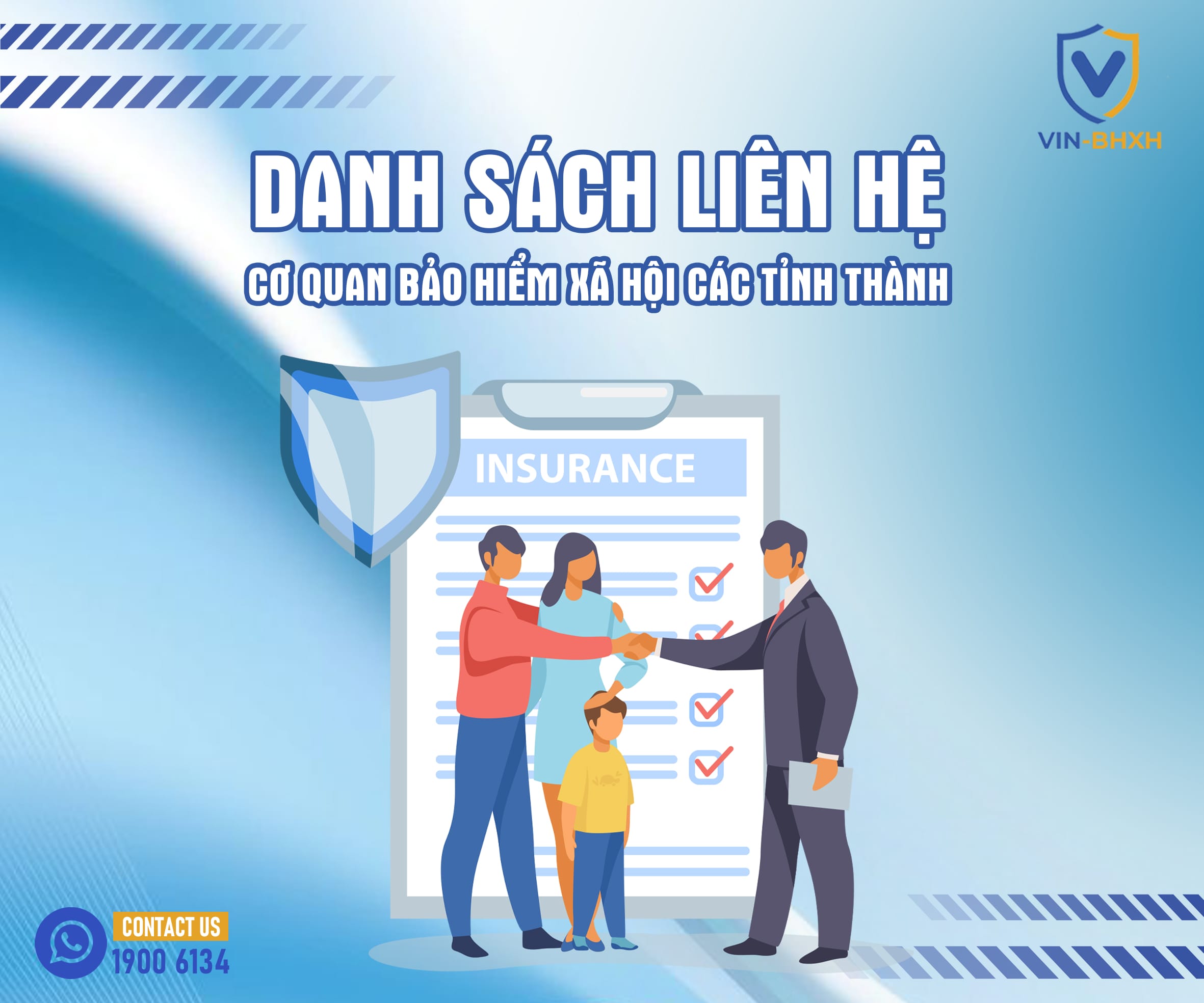 Danh sách liên hệ cơ quan bảo hiểm xã hội các tỉnh thành mới nhất