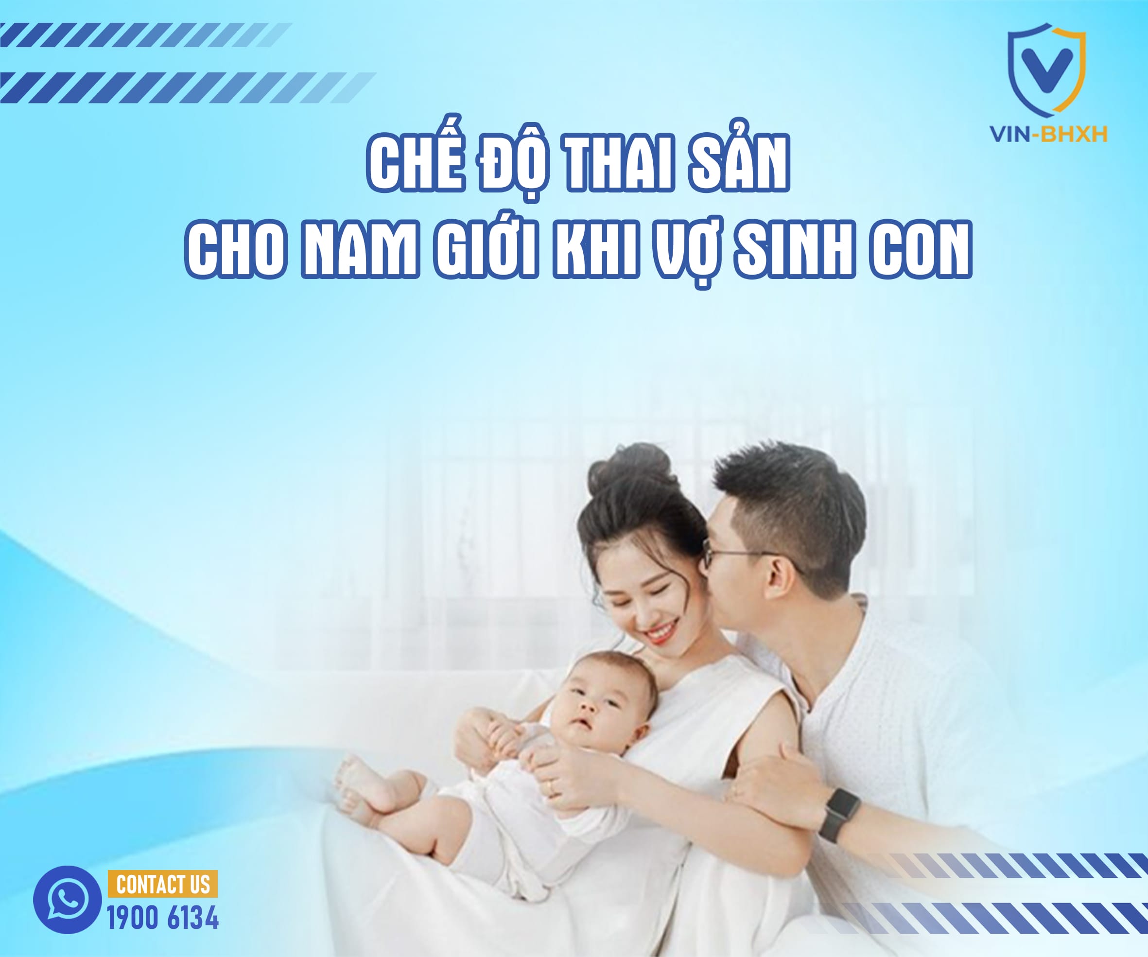 Chế độ thai sản cho nam giới khi vợ sinh con năm 2022
