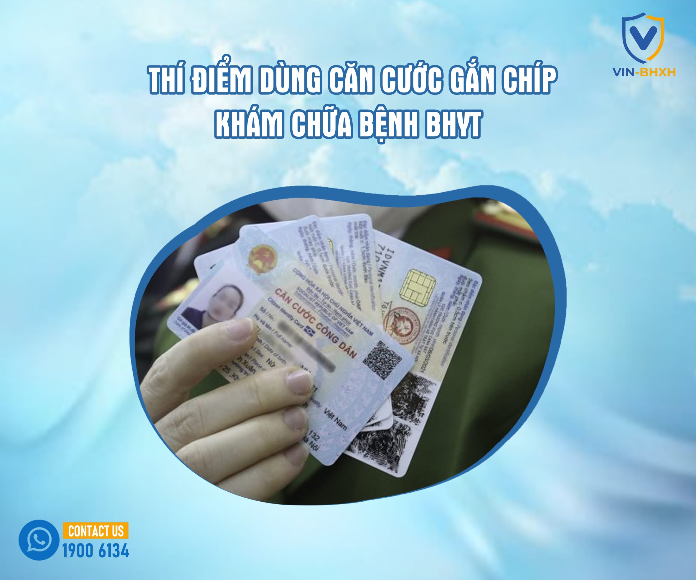 Thí điểm dùng căn cước gắn chip khám chữa bệnh BHYT