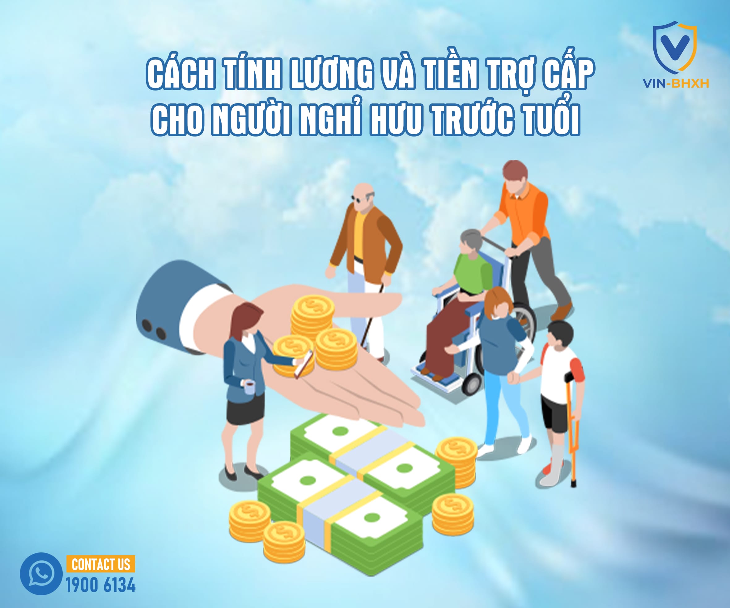 Cách tính lương hưu và tiền trợ cấp cho người nghỉ hưu trước tuổi