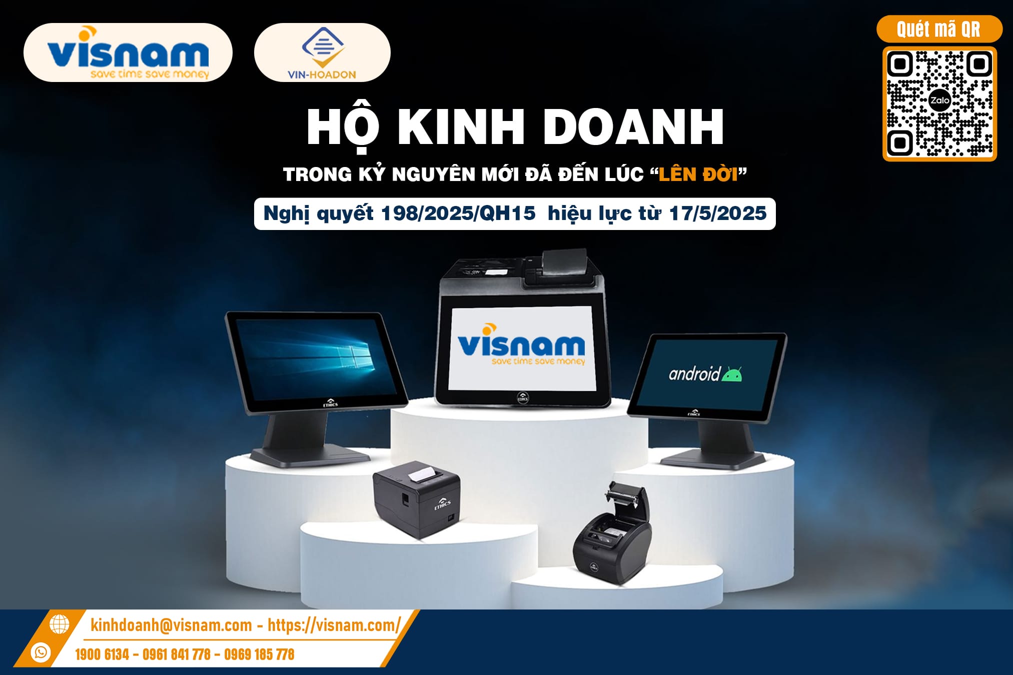 HỘ KINH DOANH “LÊN ĐỜI” TỪ 2026 – CHUYỂN SANG KÊ KHAI & HÓA ĐƠN ĐIỆN TỬ CÙNG VIN HOADON