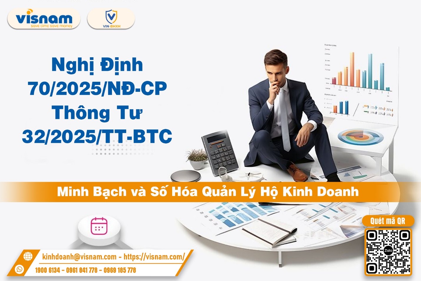 Nghị Định 70/2025/NĐ-CP và Thông Tư 32/2025/TT-BTC: Minh Bạch và Số Hóa Quản Lý Hộ Kinh Doanh