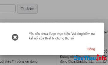 lỗi không kết nối