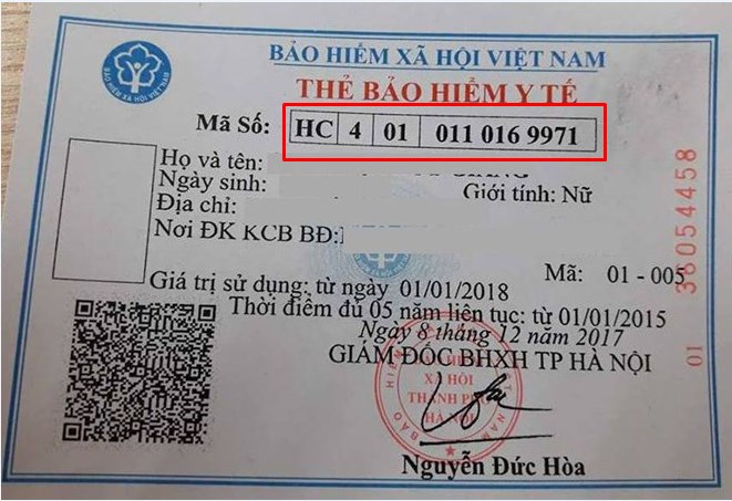 Tìm hiểu cấu trúc mã số thẻ BHYT