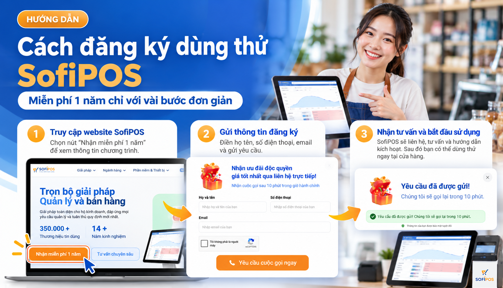 Cách đăng ký dùng thử SofiPOS