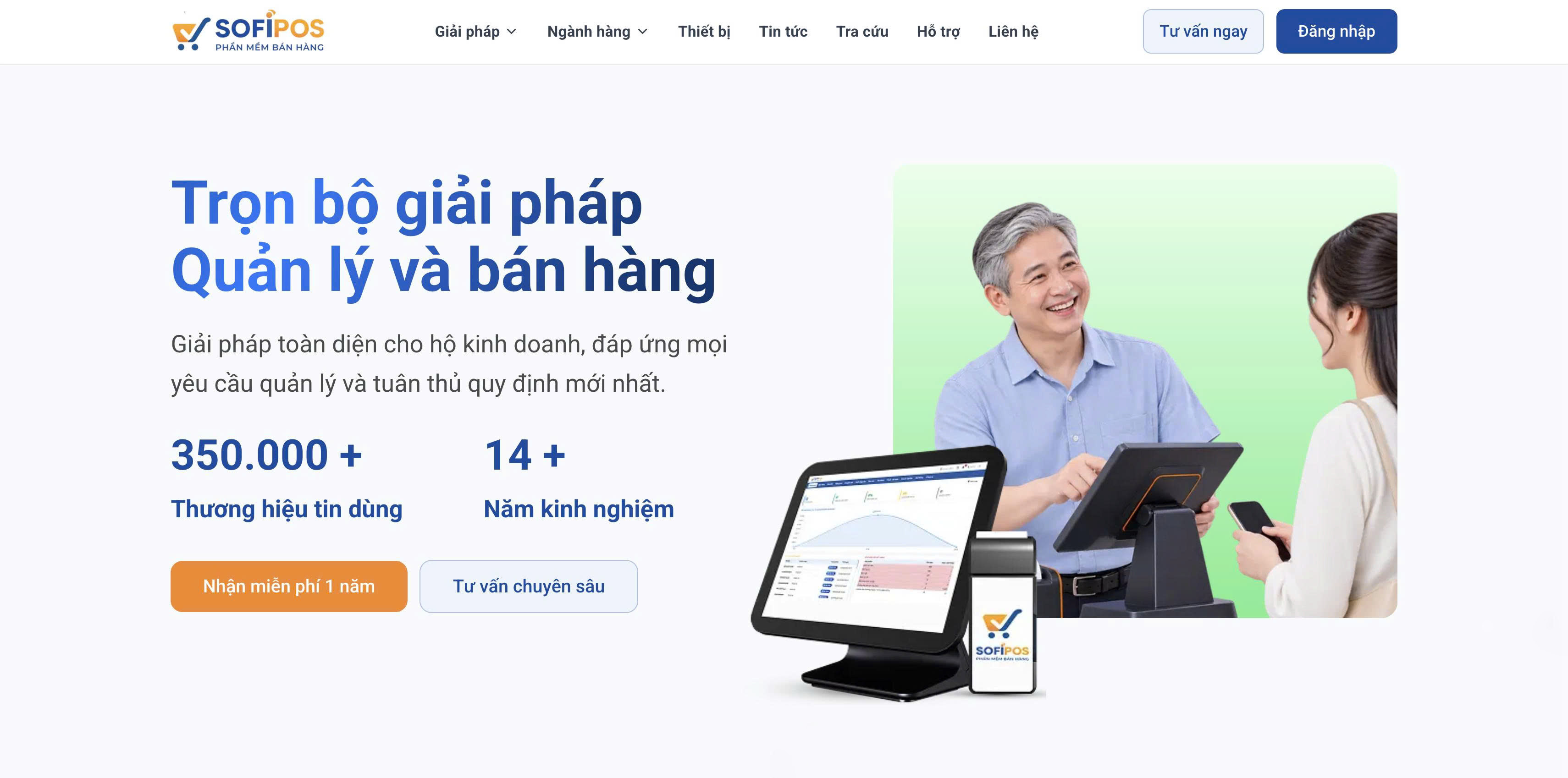 Quản lý bán hàng với SofiPOS