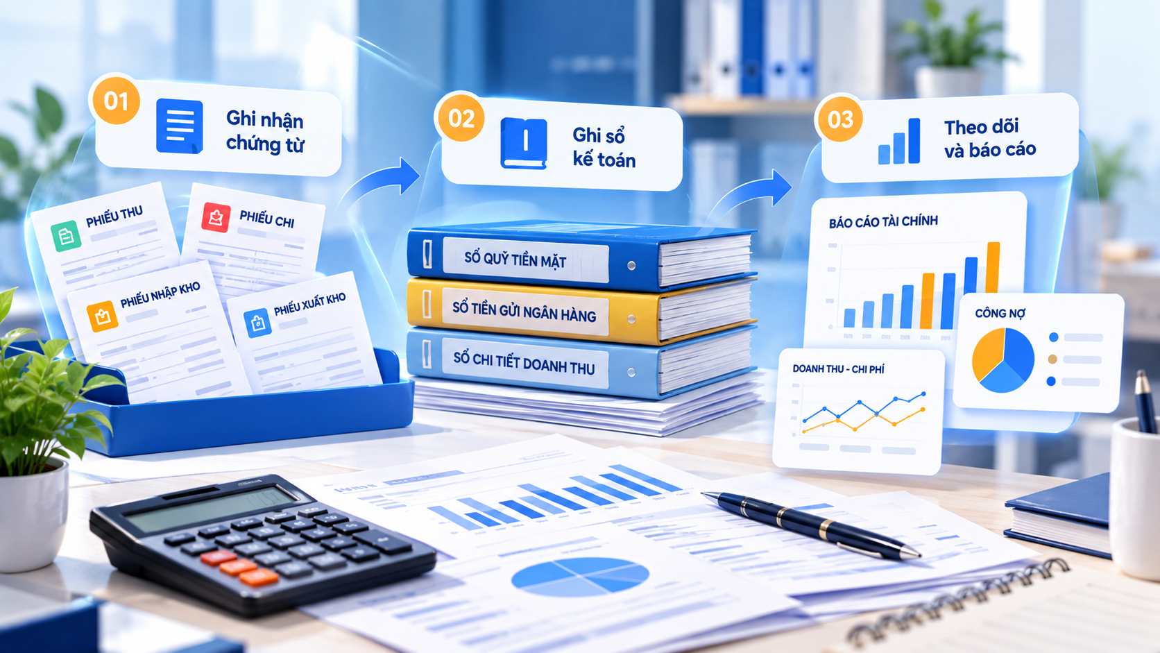 Phần mềm kế toán online hỗ trợ quản lý sổ sách như thế nào?