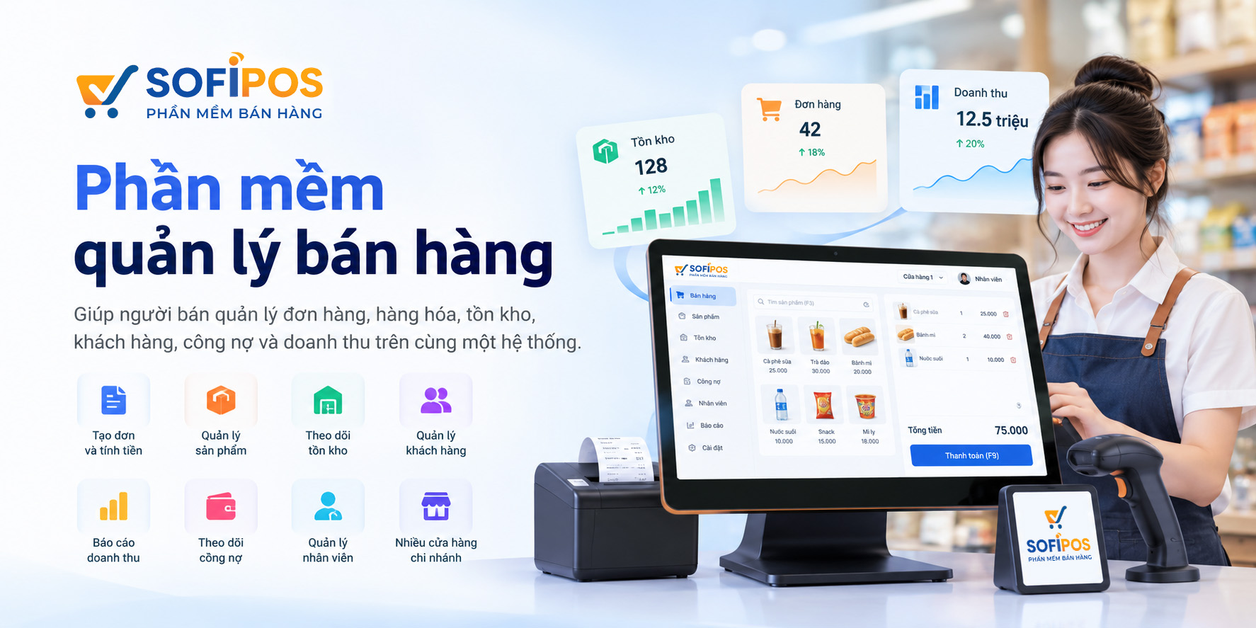 Phần mềm quản lý bán hàng có những chức năng gì?