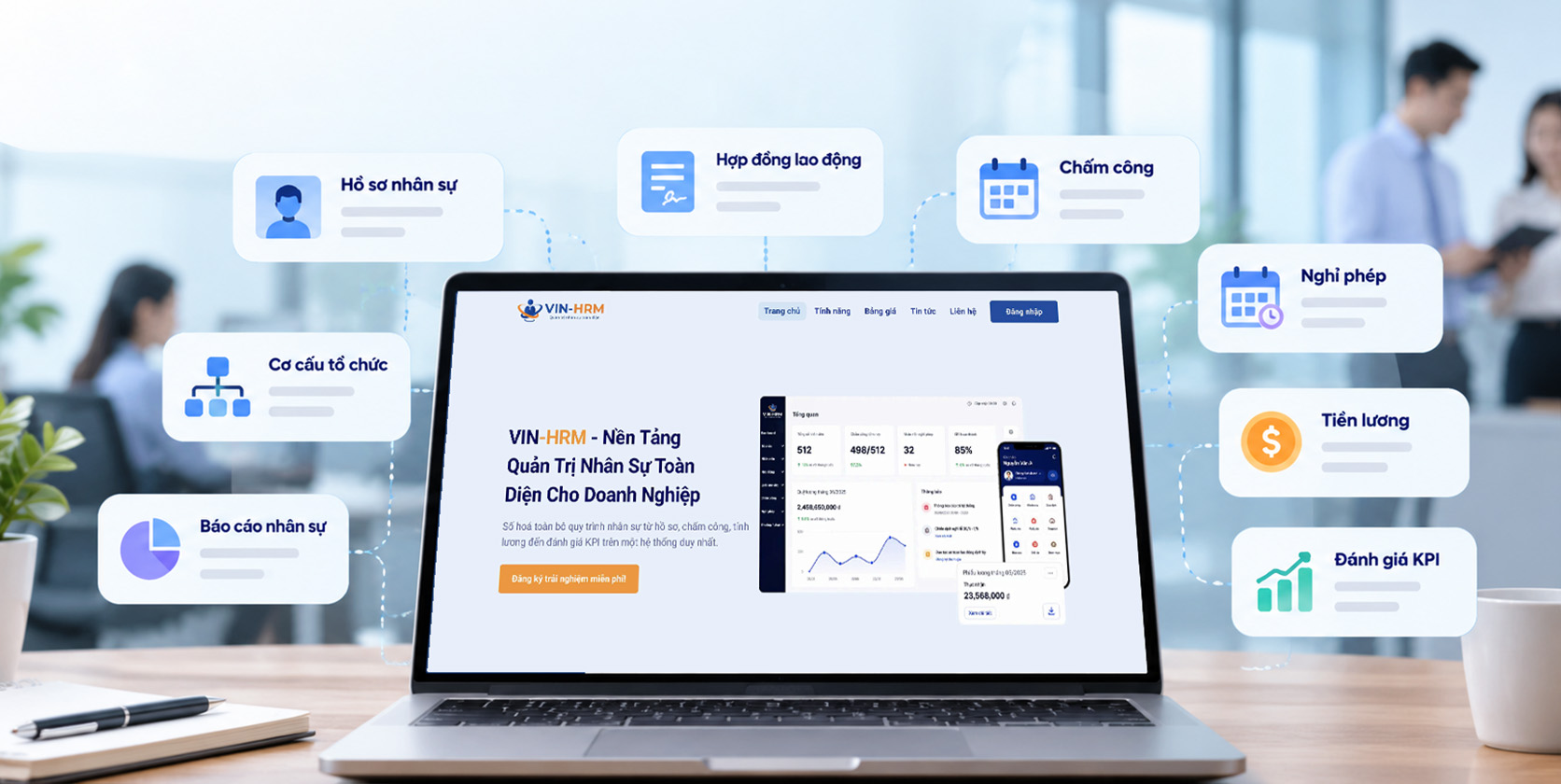 Phần mềm quản trị nhân sự hỗ trợ quản lý những gì?