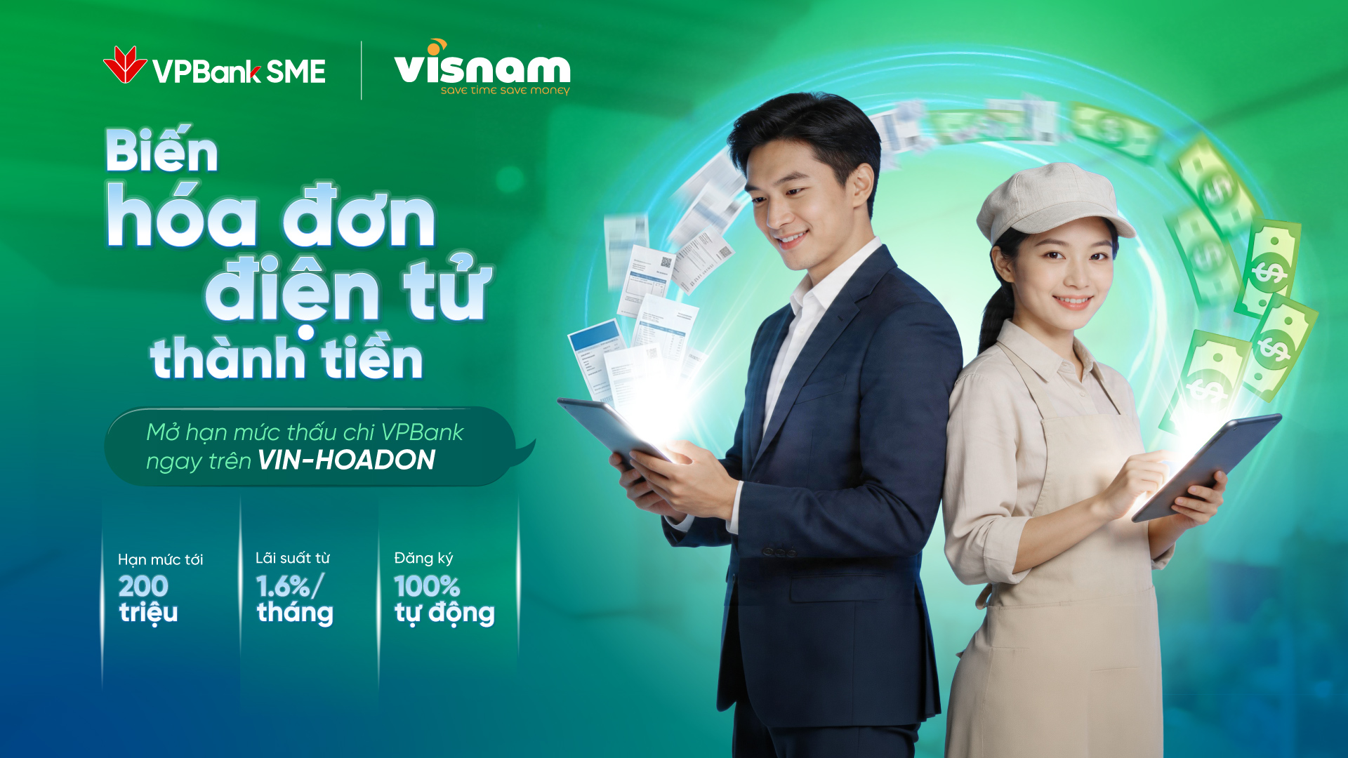 VAY THẤU CHI VPBANK SME TRÊN VIN-HOADON: GIẢI PHÁP VỐN “THẦN TỐC” 2 PHÚT CHO DOANH NGHIỆP VÀ HỘ KINH DOANH